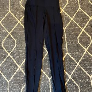 Nine West Navy Blue High-Rise Dressy Leggings